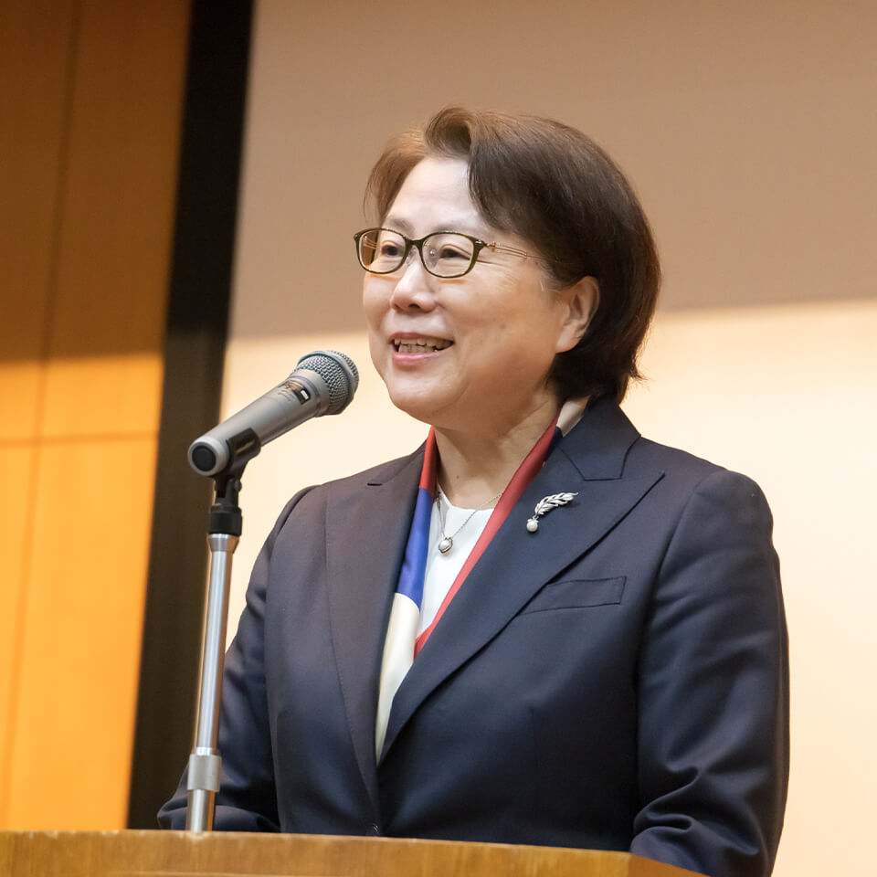 東洋大学 学長 矢口 悦子氏