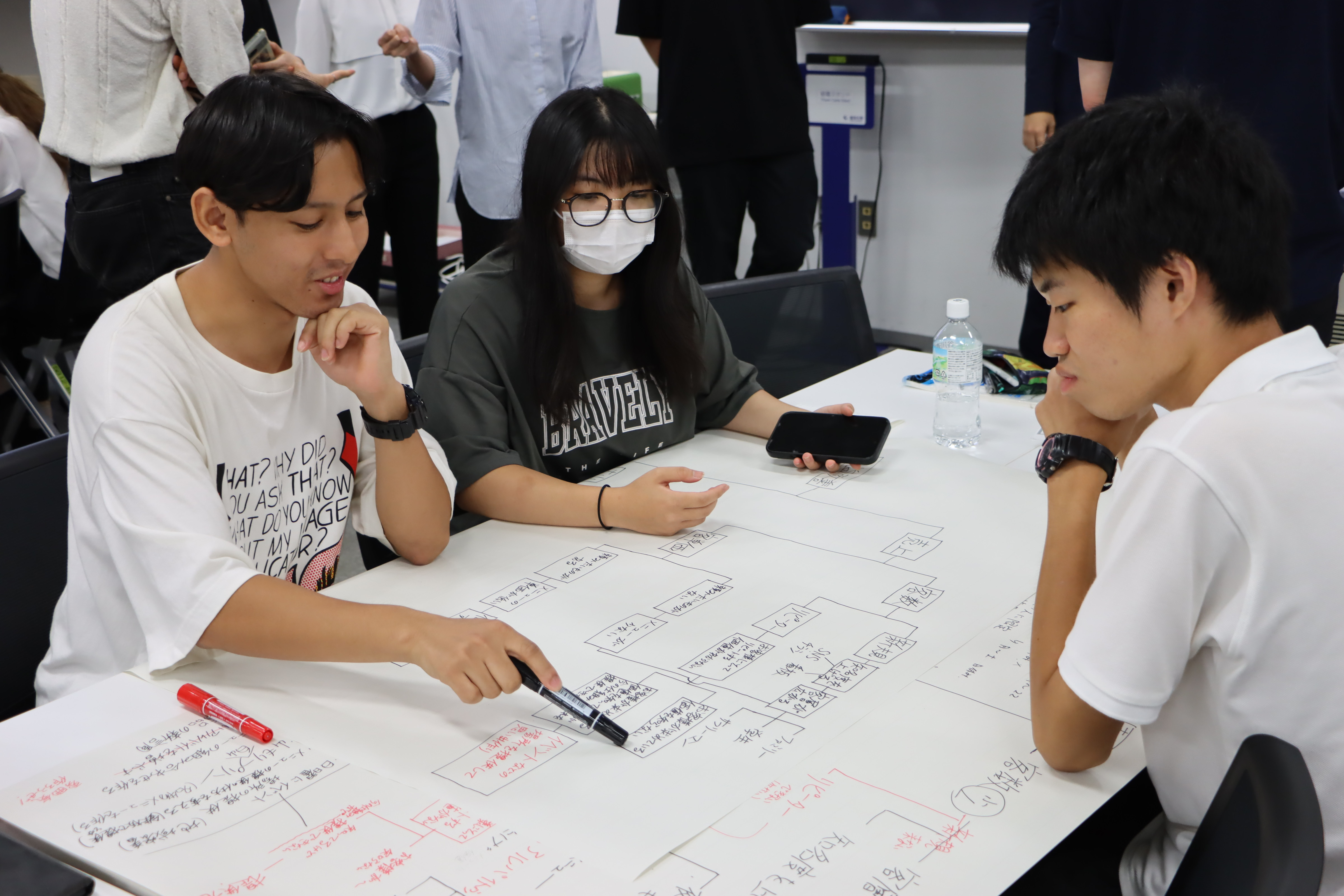 学内で、最短3時間から業務体験が可能