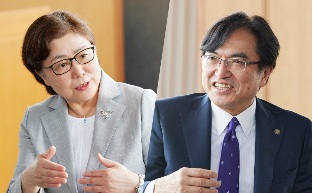 矢口 悦子 東洋大学 学長 × 西原 廉太 立教大学 総長